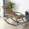Sillón mecedor reclinable silla para persona perezosa siesta sala de estar balcón reclinable persona perezosa puede reclinarse puede dormir silla de ocio silla mecedora para ancianos