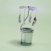 Fábrica Fuente Creativo Amazon Cielo Estrellado Vidrio Molino de Viento Corriente de Aire Caliente Romántico Aromaterapia Portavelas Giratorio Linterna Giratoria