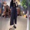 25278 Big Aimei Yiyuan 2025 Verano Nuevo Moda Maduro Ligero Top Holgado Traje Pantalón Pierna Ancha Aspecto Delgado
