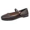 Zapatos Planos Mary Jane Bajos para Mujer Chuyuji Modelo Nuevo 2026, Adecuados para Faldas, Viajes al Trabajo, Zapatos Pequeños de Cuero, Zapatos de Noche