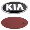 Adecuado para Kia K2K3K4K5KX3 logo de la cubierta del motor logo de la barra delantera KIA114mm * 57mm logo neto