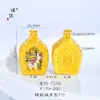 Colar com Pingente de Raposa de Nove Caudas em Ouro Areia Estilo Similar da Loja de Ouro Puzuo, Estilo Étnico, Pintado à Mão, Estéreo, Colar Thangka