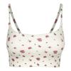 Nueva Colección Primavera y Verano Ropa de Yoga para Mujer, Camisola Deportiva Floral Retro, Ropa Exterior para Fitness, Ropa Interior, Ropa Interior Ajustada, Falda Corta