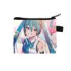 Transfronterizo Nuevo Hatsune Miku Lindo Monedero Infantil Estudiantes de Primaria Creativo Bolsa de Almacenamiento Práctico Tarjetero Caliente