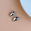 Girassol Olho de Cavalo Strass Camada Dupla Costas Pontiagudas Vidro Strass Costurado à Mão Acessórios de Decoração DIY para Sapatos e Roupas Estilo Coreano