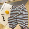 Outono e Primavera de 2026 Novas Roupas Infantis Estilo Coreano Calças de Moletom de Primavera Calças Compridas para Meninos Calças Casuais para Meninas 7088