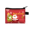 2025 Hombre de Jengibre Navideño Bolsa Pequeña para Monedas Caricatura Infantil Billetera para Monedas Bolsa de Almacenamiento de Gran Capacidad para Auriculares y Cables de Datos