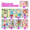 Pegatinas impermeables de dibujos animados para niños, venta al por mayor transfronteriza, lindas pegatinas de rompecabezas de dibujos animados para hacer tú mismo