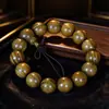 Pulseira Autêntica de Sândalo Verde Argentino com Círculo Único, Contas de Oração Budistas, Pulseira de Madeira com Vários Círculos, Diversos Estilos, Atacado do Fabricante