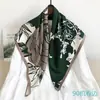2026 Nuevo Bufanda Cuadrada de Alta Gama Europea y Americana con Letra V para Mujer, Chal Versátil Elegante de Otoño e Invierno, Bufanda de Seda, Bufanda para Camisa