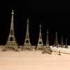 Decoración de torre antigua de 25 cm, metal, artesanías para el hogar, decoración de la Torre Eiffel de París, decoración al por mayor