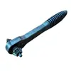 Llave de Portabrocas de Dos en Uno, Llave de Trinquete Bidireccional Rápida Negra, Llave de Doble Propósito, Herramienta de Ferretería