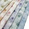 Nuevo Tejido Estampado Vimi Teñido Malla Pequeña Hueca de 165g Top de Punto Hueco para Mujer Vestido Camisa Pequeño Blusa