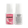 Cola para unhas azul 7g com pincel rosa, cola para unhas sem luz, secagem rápida, cola para unhas