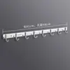Gancho de Acero Inoxidable 304 Sin Taladro Perchero de Pared para Cocina Baño Gancho de una Fila Adhesivo Fuerte Perchero para Ropa
