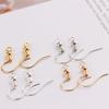 Accesorios de Joyería DIY Ganchos de Resorte para Oreja 18mm Ganchos para Oreja con Cuentas Materiales para Aretes Aretes Hechos a Mano Accesorios Básicos