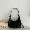 Cross2026 Otoño/Invierno Nuevo Bolso de Ante y Terciopelo Estilo Retro de Alta Gama Bolso de Hombro para Mujer Bolso de Béisbol Bolso Cruzado