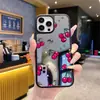 Funda de Teléfono Estilo Coreano con Cerezas y Espejo Adecuada para Apple 17 Pro, Sensación de Alta Gama, Funda Dura de Cobertura Completa para iPhone 16