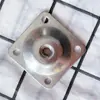 Pieza de Conexión Vertical Plana en Cuatro Lados de Hoja de Hierro Cuadrada Engrosada Parte de Fijación de Conexión de Esquina de Mesa de Madera Maciza Accesorios para Muebles M8