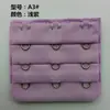 Extensor de Sujetador de Acero Inoxidable de Tres Filas y Tres Ganchos, Broche Extensor de Lencería de Tres Filas y Tres Ganchos, Venta Directa del Fabricante, Incluye Carta de Colores