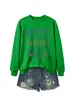 BAKING MAIS QUE Amazon eBay loja independente moda casual feminina outono e inverno gola redonda moletom comércio exterior