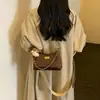Bolsa de ombro feminina estilo Chanel com padrão de losangos 2026 nova tendência popular bolsa de ombro único bolsa hobo versátil