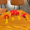 2026 Lánzate a la Riqueza Rápido Llavero Linterna de Hilo Colgante Creativo Tejido Decoración de Bolsa Pequeño Regalo Regalo de Negocio