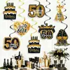 Decoraciones en espiral con purpurina transfronterizas para ambiente de 30º/40º/50º/60º cumpleaños, decoraciones colgantes, accesorios y artículos de decoración para el lugar
