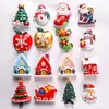 Ímãs de Geladeira de Natal Transfronteiriços 2026 Presentes Criativos para Decoração de Casa Presentes Atacado Ímãs de Geladeira de Natal de Resina