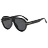 Nuevas gafas de sol estilo aviador con forma de T, estilo europeo y americano, únicas y elegantes, gafas de sol de alta gama para mujer, de moda