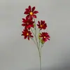 Flores de margarita artificiales para decoración del hogar, flores de cosmos artificiales para bodas, arreglos florales terminados, se pueden enviar en nombre de los clientes