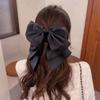 Arco clipe na fuga princesa acessórios para o cabelo Internet celebridade grande arco grampo de cabelo elegante all-match arco rabo de cavalo clipe