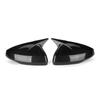 Adecuado para la cubierta del espejo retrovisor del Volkswagen Polo MK6 17-23 con patrón de soldadura de carbono y bocina, decoración de la carcasa del espejo retrovisor.
