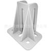 Anclaje de Aluminio Fundido a Presión 4040 Conector de Anclaje para Barandilla Accesorios para Perfiles Industriales de Aluminio Soporte de Anclaje Base para Valla