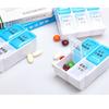 Producto Nuevo, Caja de Medicamentos Portátil Desmontable para Mañana y Noche de Una Semana, Sellada y a Prueba de Humedad, Caja de Medicamentos de Plástico de 7 Días y 14 Compartimentos