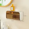 Caixa de Armazenamento Lateral Magnética para Geladeira, Organizador Compartimentado Doméstico sem Furos para Cotonetes, Fio Dental e Itens Diversos, Caixa Organizadora de Mesa