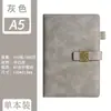 Cuaderno A5 con Grabado para Uso de Oficina, Registros de Reuniones, Bloc de Notas de Cuero Suave Engrosado, Personalización de Cuaderno de Negocios