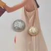 Botones Huecos Redondos de Alto Arco con Forma de Champiñón Cosidos a Mano de Estilo Coreano Minimalista Británico para Camisas, Cárdigans y Chaquetas