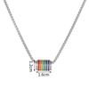 Collar de Titanio Seis Colores para Hombre de Cintura Pequeña Cadena de Lana Versátil Hip-hop Celebridad de Internet Venta Caliente Transfronteriza Mismo para Hombres y Mujeres Parejas