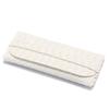 Estuche para gafas de fábrica en stock, nuevo bolso para gafas de sol de cuero con un solo clavo, caja para gafas de sol tejida a mano, logotipo imprimible