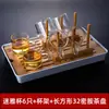 Wg6Q Vaso de Té Taza de Té Pequeña Juego de Té Vaso de Agua Transparente Taza de Maestro Taza Individual para Mujeres con Asa Estilo Simple