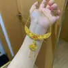Xiao Hong Mismo Estilo Belleza Antigua Británica Oriental Nuevo Estilo Antiguo Chino Collar de Fénix Dorado Xiangyun Temperamento de Corte Azul Quemado
