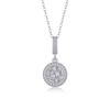 Collar Colgante de Cadena Larga Estilo Coreano En Stock Versátil Transfronterizo Simple Moda Plata S925 Moissanita Estilo Yis Verano para Mujeres