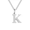Collar con Colgante de Letra Emanco Acero de Titanio No se Desvanece Cadena para Clavícula Cadena de Hueso de Serpiente de Acero Inoxidable Nicho Europeo y Americano para Mujeres