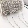 Corrente DIY acessórios para joias cristal de cor zircônia corrente de franja para roupas contas coloridas corrente solta atacado e varejo