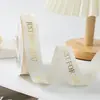 Flor de Cinta Empaque Cinta de Regalo Hilo Dorado Floral Caja de Regalo para Pastel Correa Letra Inglesa Ramo DIY