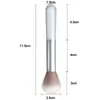 Pincel de blush M8027A branco com brilho alto em pó para maquiagem em estoque fornecimento direto da fábrica Li Shangsha