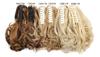 Peruca Amazon cabelo cacheado grampo rabo de cavalo fibra química alta temperatura seda curto cor mista rabo de cavalo rabo de cavalo em estoque atacado