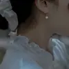 ¡Heroína de Drama Coreano! 5A Pendientes de Plata de Ley Vintage con Perlas de Agua Dulce Naturales de Alto Brillo Diseño Versátil Ganchos para Oreja