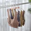 Tienda de ropa metal no resbaladizo clips para pantalones lencería sujetador perchas de exhibición ganchos para secar ropa en casa perchas
